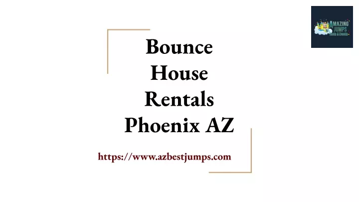 bounce house rentals phoenix az