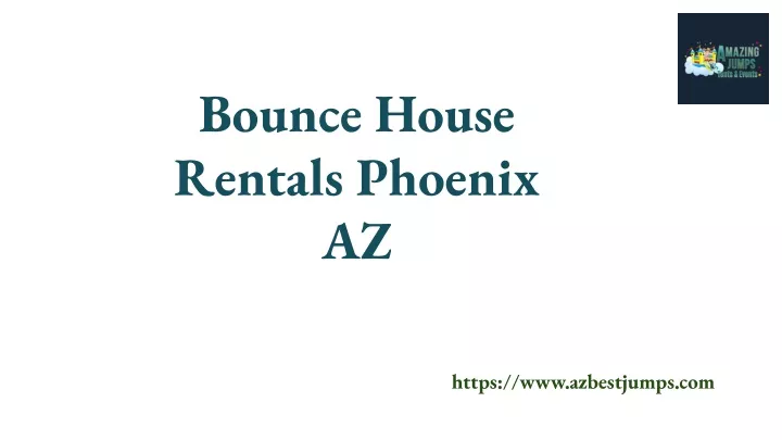 bounce house rentals phoenix az