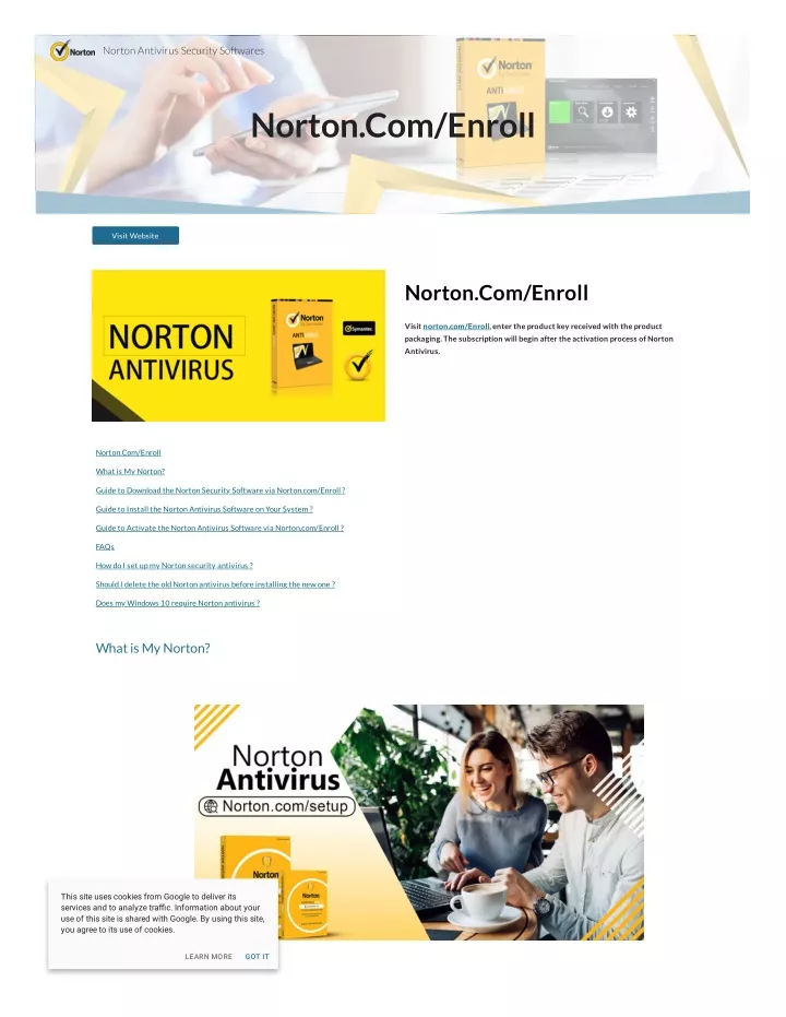 norton antivirus security softwares