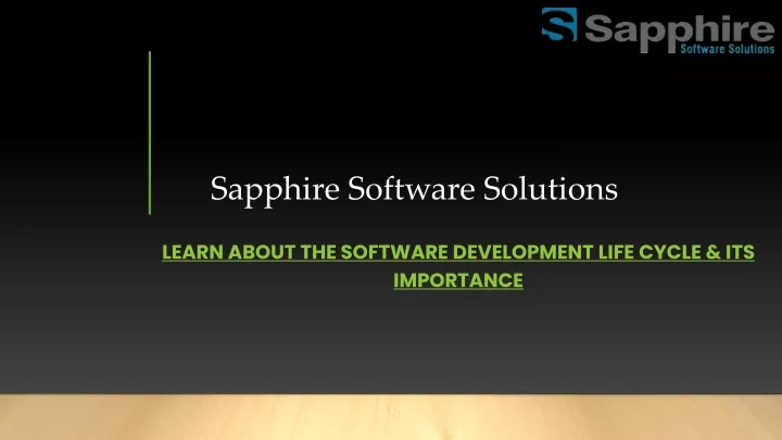 sapphire software solutions