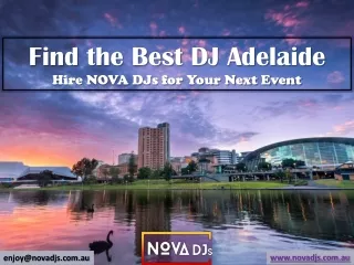 Find the Best DJ Adelaide: Hire Nova DJs for Your Next Event