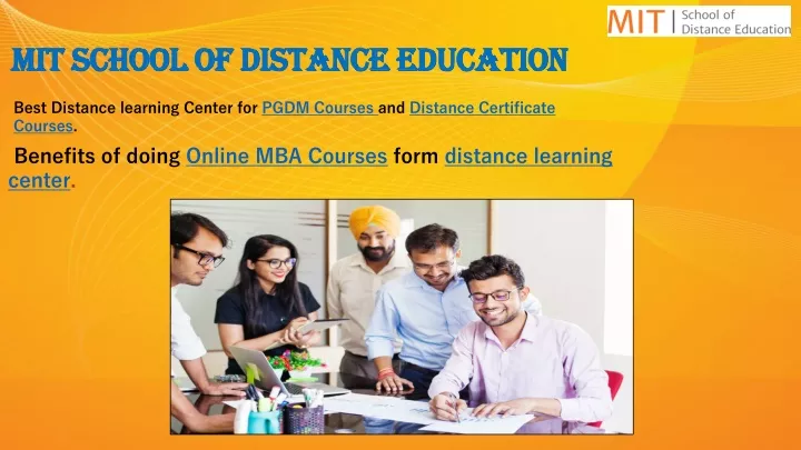 mit school of distance education