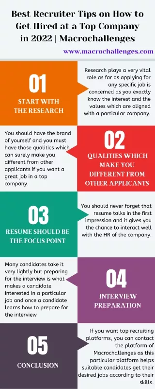 best recruiter tips on how to get hired