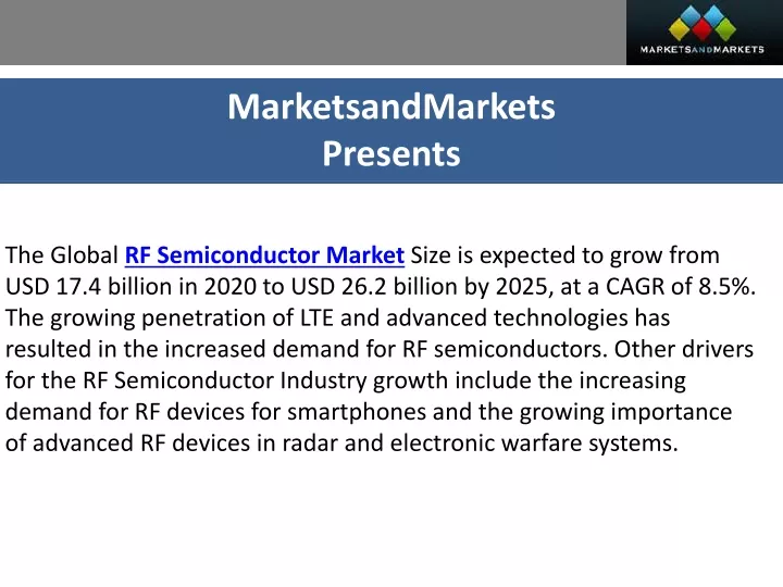 marketsandmarkets presents