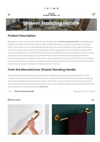 Shower Standing Handle | Table shower