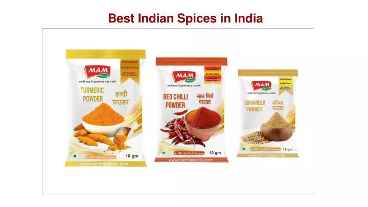 best indian spices in india