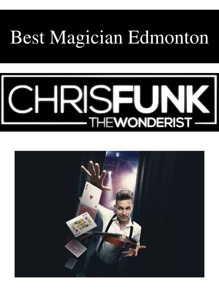 best magician edmonton