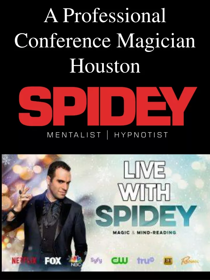a professional conference magician houston