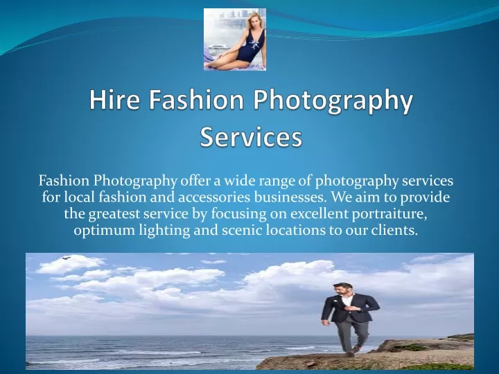 fashion photography offer a wide range