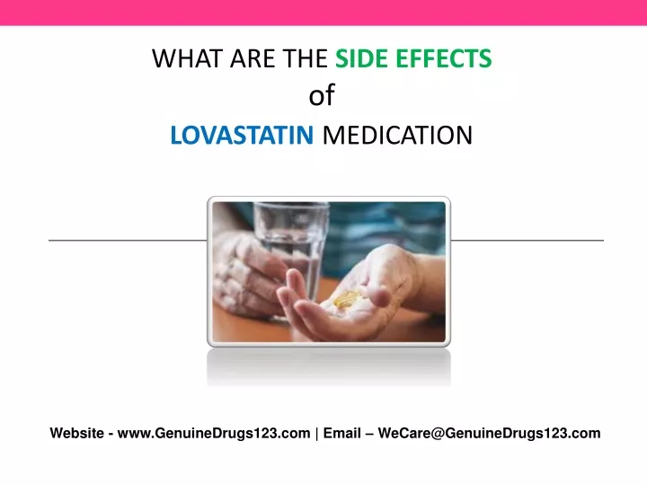 what are the side effects of lovastatin medication