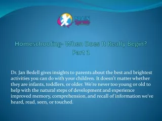 dr jan bedell gives insights to parents about