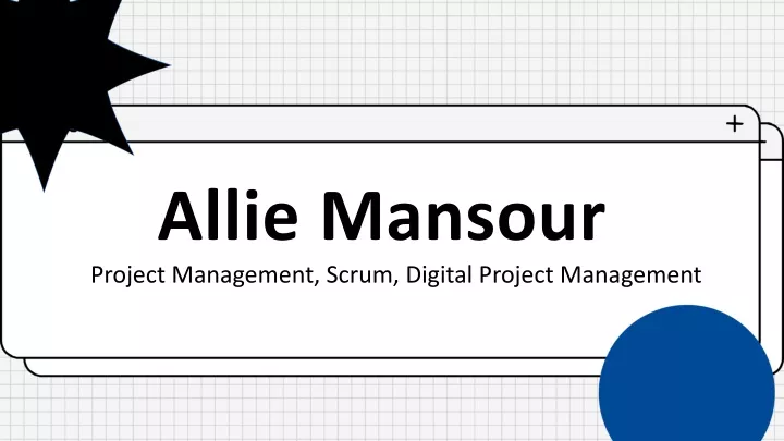 allie mansour project management scrum digital