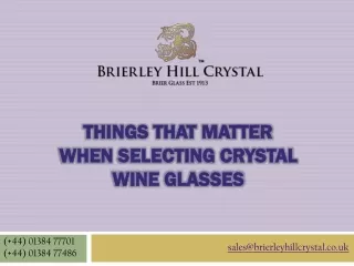 things that matter things that matter when