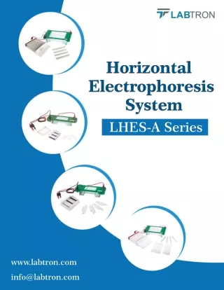 horizontal electrophoresis system lhes a series