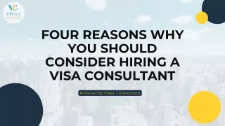 Best Reasons Why You Should Hire A Visa Consultant