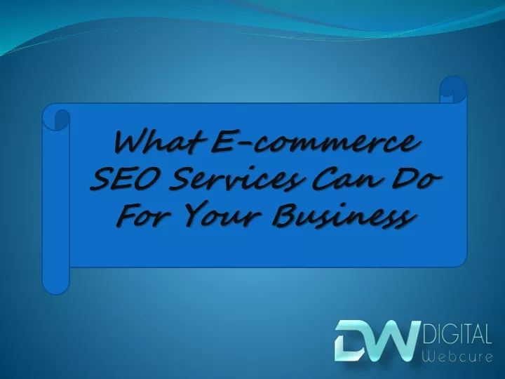 what e commerce seo services can do for your