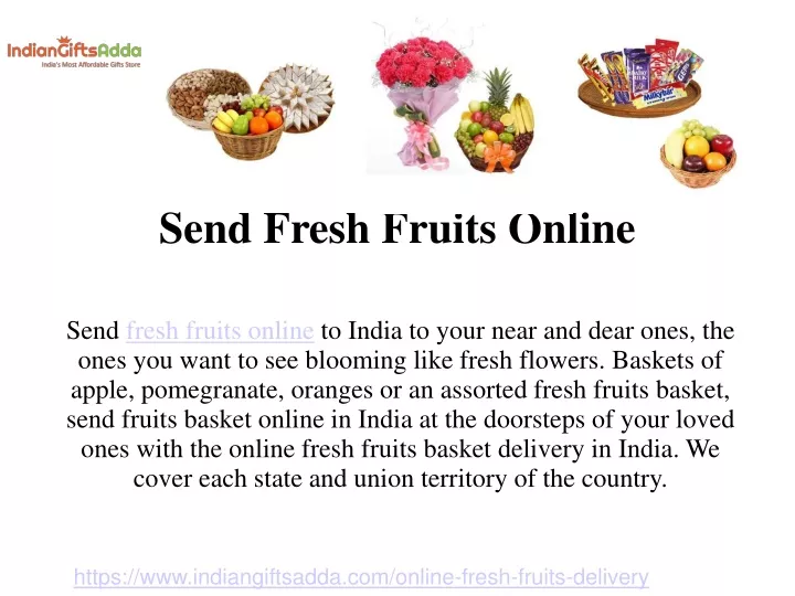 send fresh fruits online