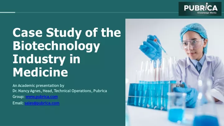 case study of the biotechnology industry