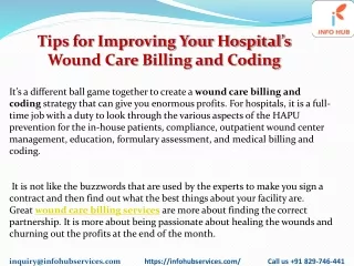 tips for improving your hospital s wound care