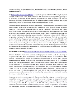 container handling equipment market size