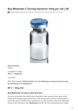 buy melanotan uk