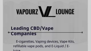 leading cbd vape companies e cigarettes vaping