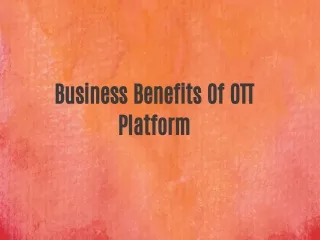 What Is OTT and Its Business benefits?