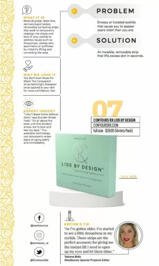 LIDS BY DESIGN - Medical Grade Instant Eyelid Correcting Strips