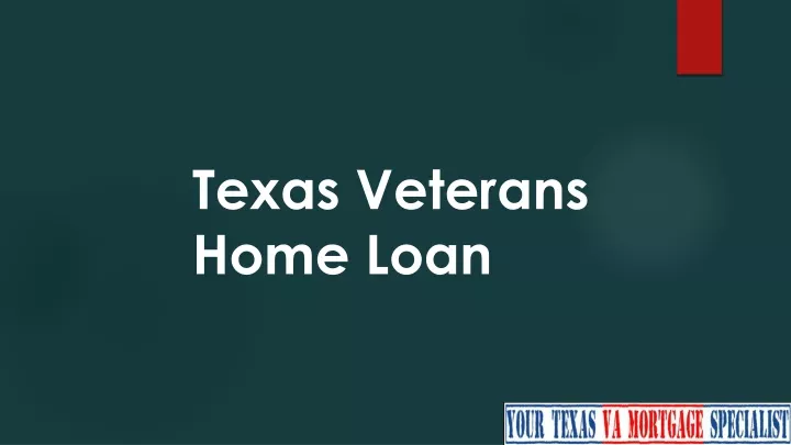 texas veterans home loan