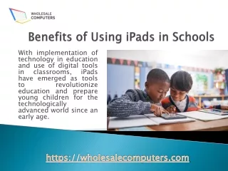 benefits of using ipads in schools