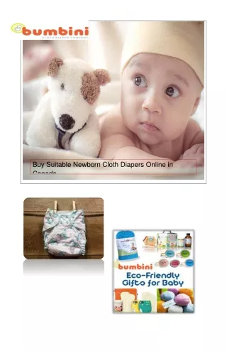 Buy Suitable Newborn Cloth Diapers Online in Canada