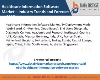 Healthcare Information Software Market