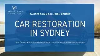 Newtown Car Restoration – Camperdown Collision Centre