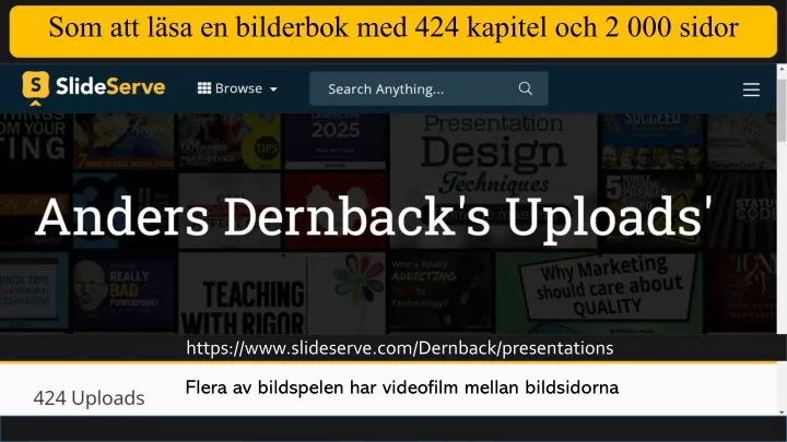 som att l sa en bilderbok med 424 kapitel