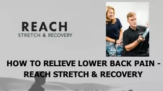 Chiropractor Near Me - Reach Stretch & Recovery