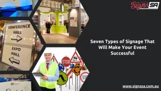 seven types of signage that will make your event