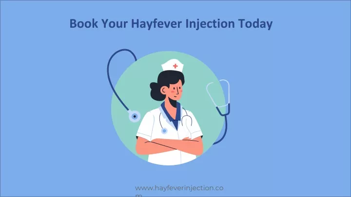 book your hayfever injection today