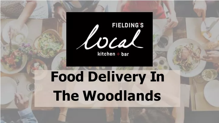 food delivery in the woodlands