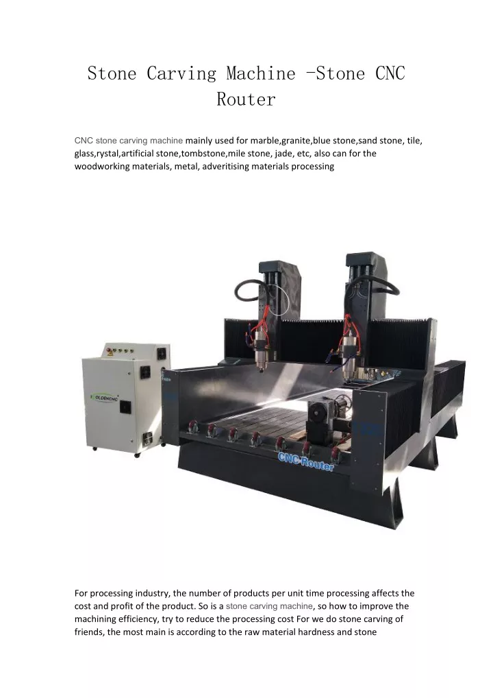 stone carving machine stone cnc router