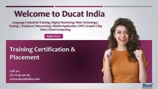 welcome to ducat india