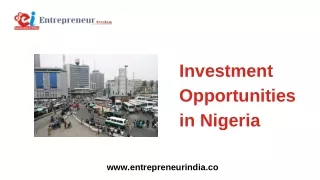 Investment Opportunities in Nigeria