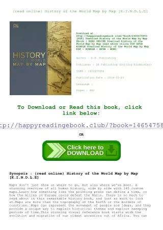 {read online} History of the World Map by Map [K.I.N.D.L.E]