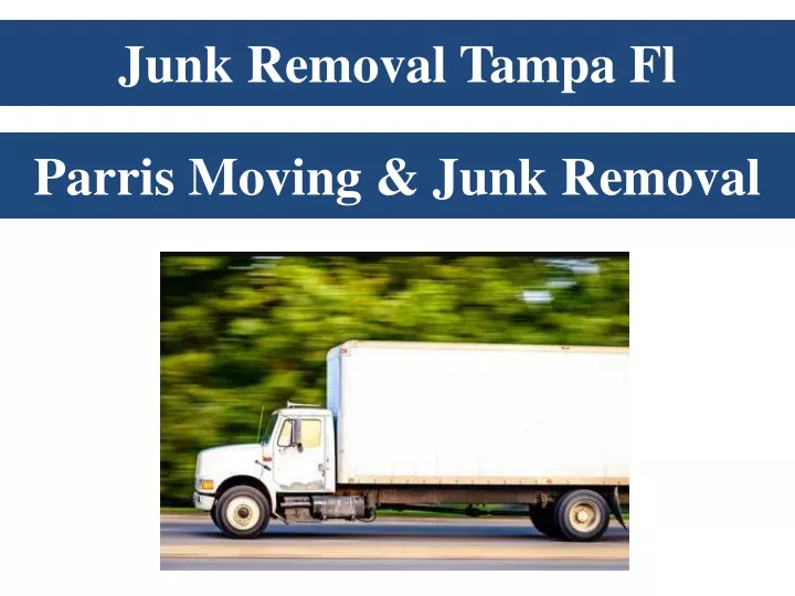 junk removal tampa fl