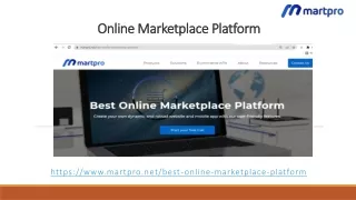 online marketplace platform