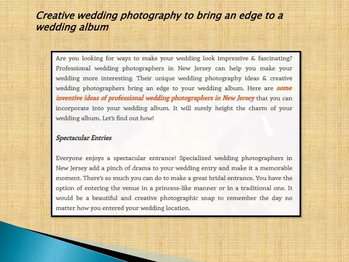 creative wedding photography to bring an edge