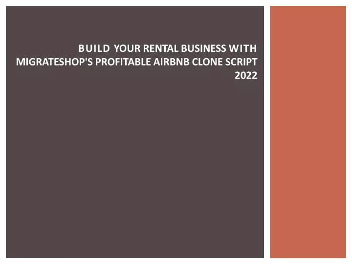 build your rental business with migrateshop s profitable airbnb clone script 2022