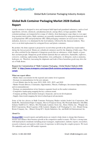 global bulk container packaging industry analysis