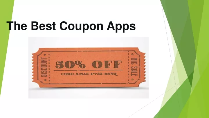 the best coupon apps