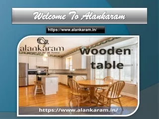Wooden Centre Table| Table Wooden – Alankaram
