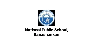 Best Preschool and Playschool in Bangalore - National Public School– Banashankar